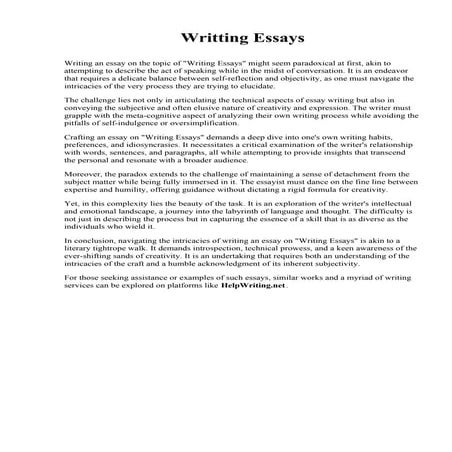 Writting Essays. Lawson State Community College