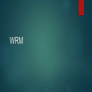 Water Resource Management