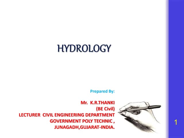 Wrm hydrology by k r thanki 