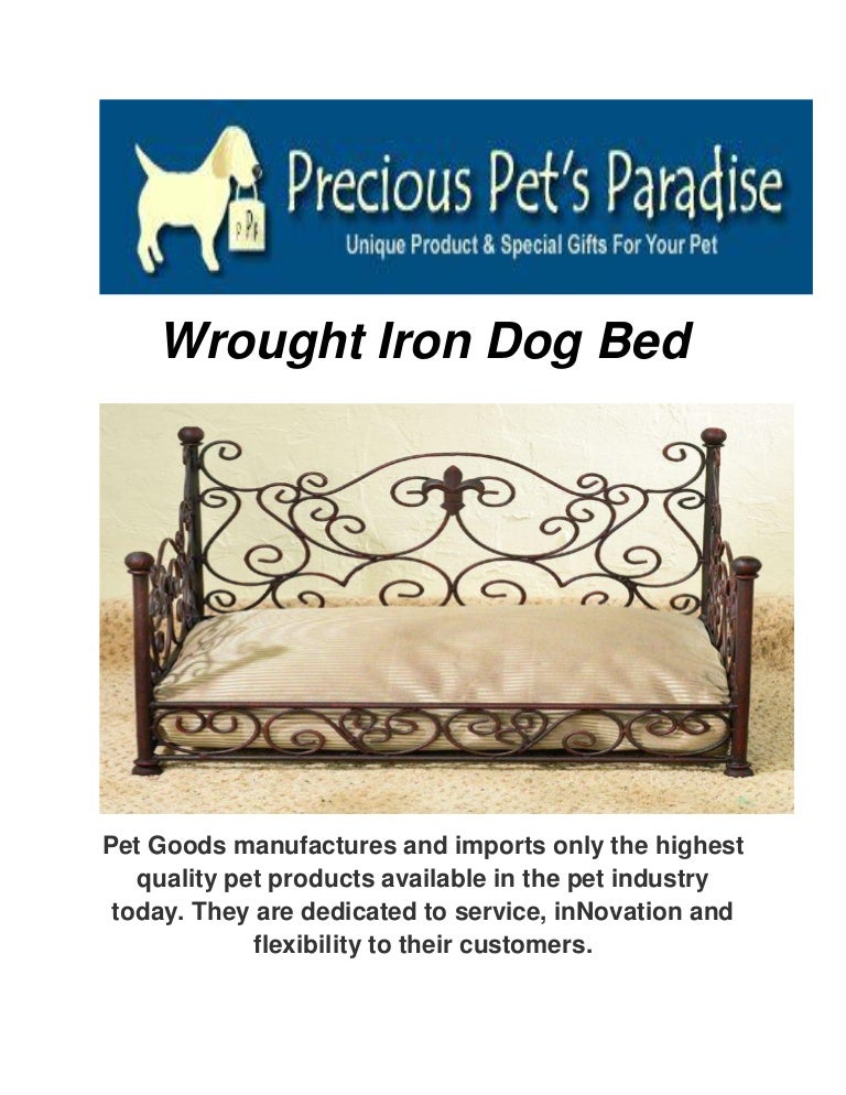Precious Pets Paradise Wrought Iron Dog Beds