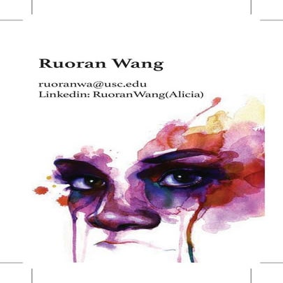 Ruoran Wang presentations