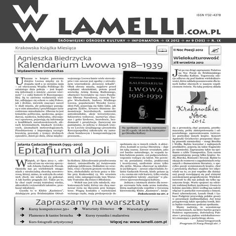 Pismo Lamelli, Wrzesien 12