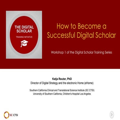 How to Become a Successful Digital Scholar