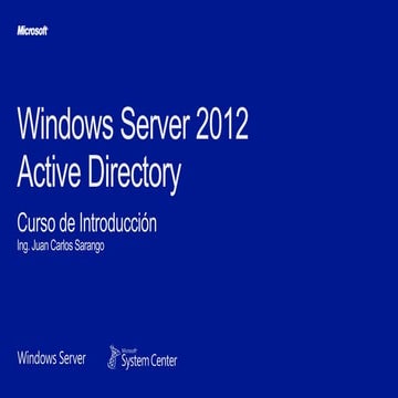 Ws 2012 active directory-clase3 - Configuraciones de Red
