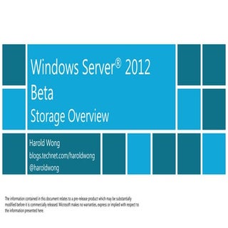 Windows Server 2012 Beta Storage Ov...