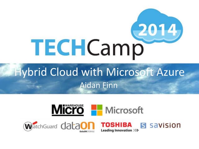 Microsoft Azure Hybrid Cloud - Getting Started For Techies