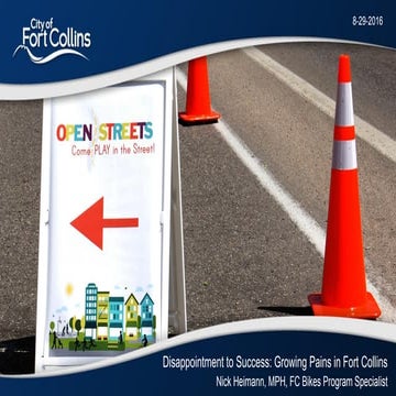 WS 3B  Disappointment to Success: Growing Pains in Ft. Collins