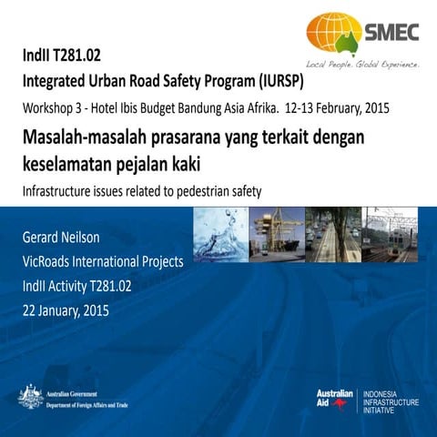 Ws3 infrastructure related to pedestrian safety