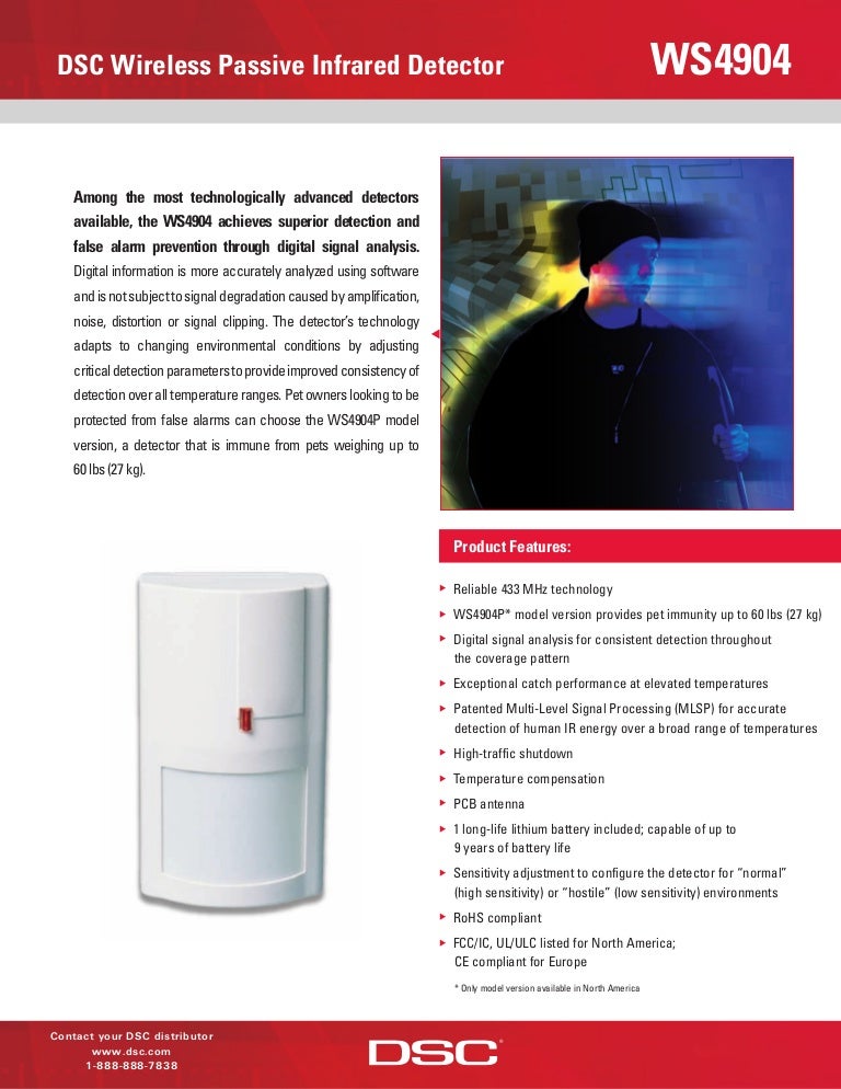 Ws4904 wireless pir