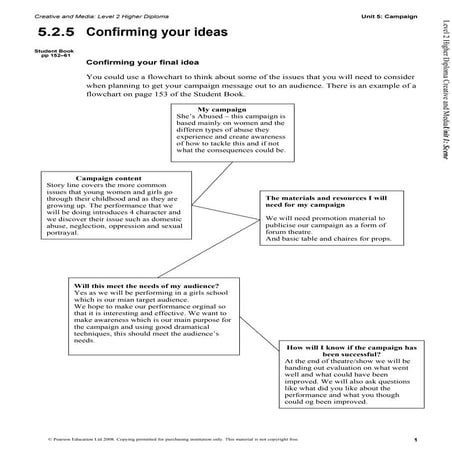 5.2.5 about chosen campaign