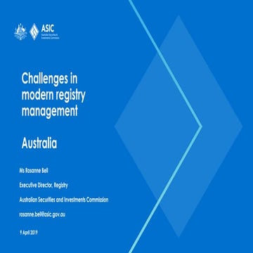 Challenges in modern registry management