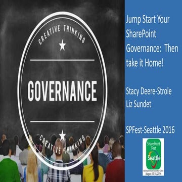 Ws 601 jump start your share point governance _ then take it home