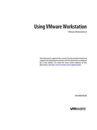 Ws80 using VMware