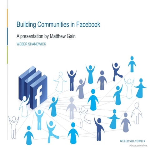 Building Communities in Facebook