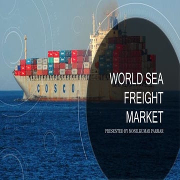 world sea freight market