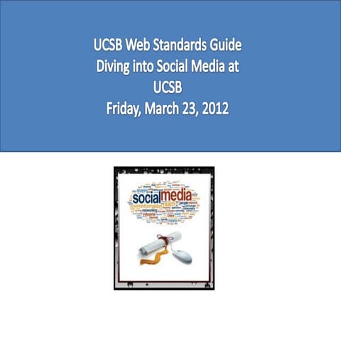 Diving Into Social Media In Higher Ed.