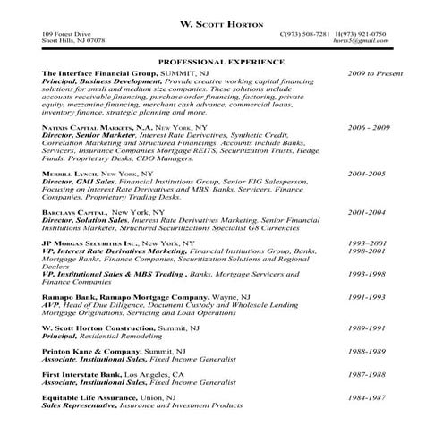 Scott Horton CV March 2010 | DOC