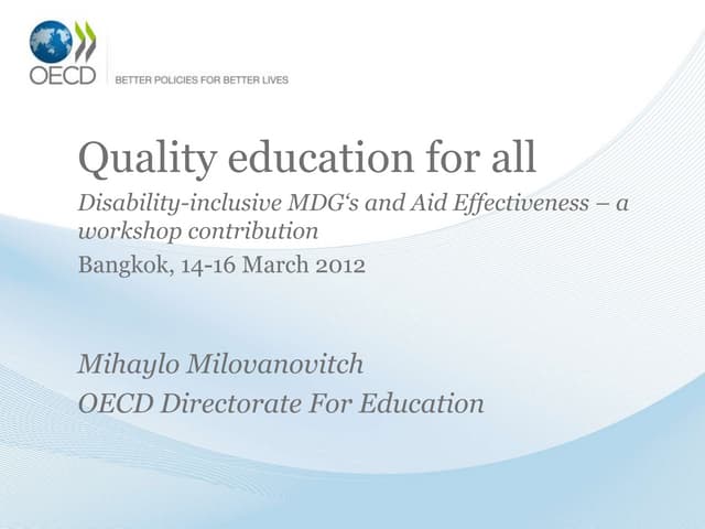 Quality education for all –UNESCAP/...