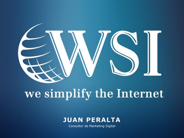 WSI Introducción - Juan Peralta