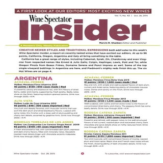 Wine Spectator insider october 28, ...