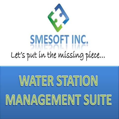 WATER STATION MANAGEMENT SUITE