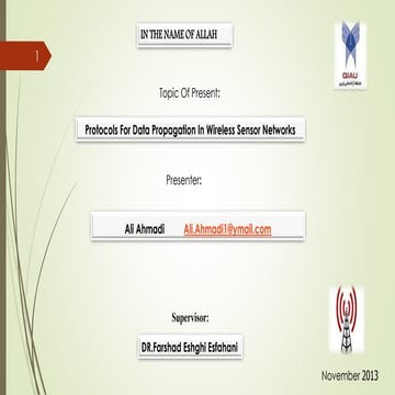 مسیریابی در شبکه حسگر بی سیم