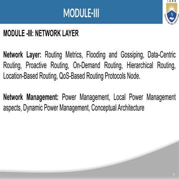 Geographic Routing in WSN | PPTX