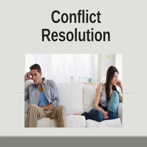 Conflict management