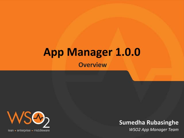 WSO2 App Manager: Your One-Stop Shop for App Management Solutions