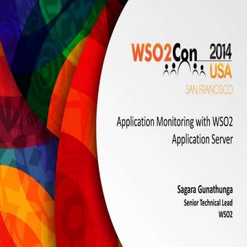 Application Monitoring with WSO2 App Server