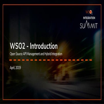 [WSO2 Integration Summit Nairobi 2019] API-Driven World