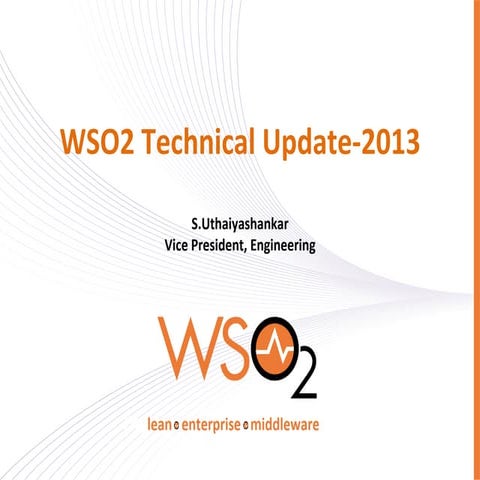 WSO2 Year End Tech Update Webinar 