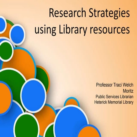 Introduction to Shapiro Library Resources | PPTX