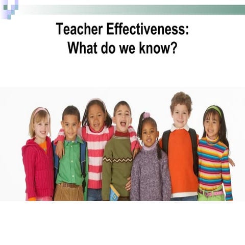 Teacher Quality Power Point