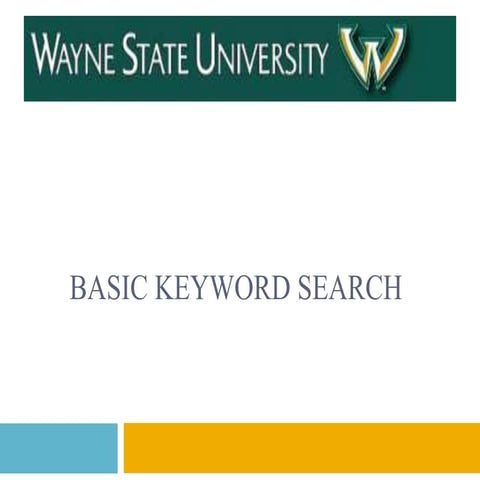 LIS 7880: Library Instruction 