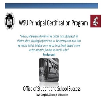 Wsu principals presentation