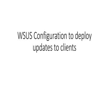 Wsus config[ver1.0]