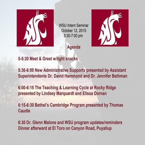 Wsu seminar | PPT