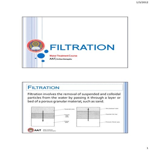 Rapid sand filter | PPTX