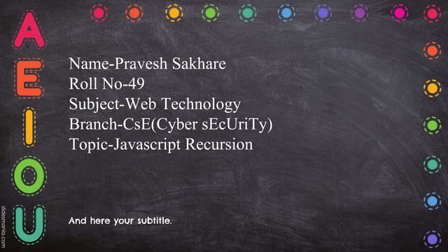WT-Pravesh Sakhare.pptx