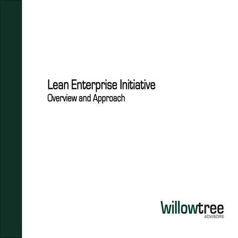 Lean Enterprise Initiative