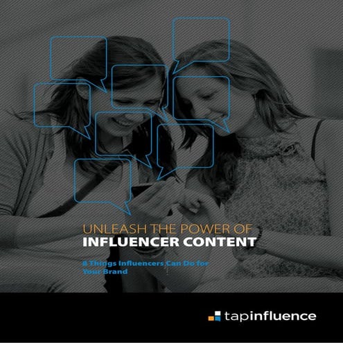 8 Things Influencers Can Do for Your Brand- eBook‏