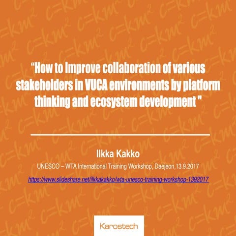 WTA_UNESCO training workshop 13.9.2017