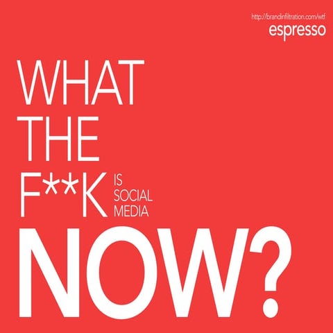 What the F**k is Social Media NOW?