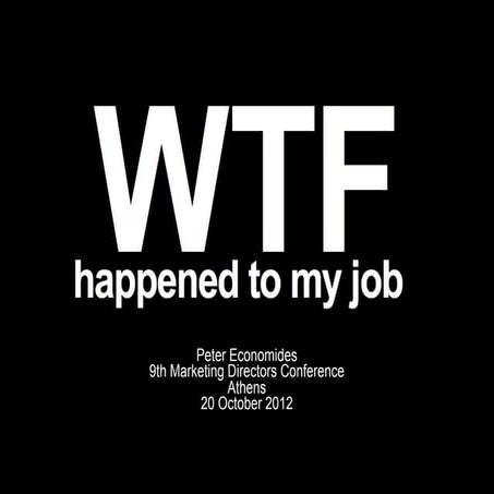 WTF happened to my job