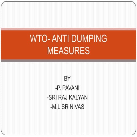 Wto  anti-dumping_measures