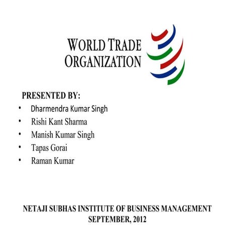 Wto ppt