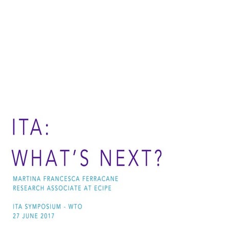 ITA: What's next?