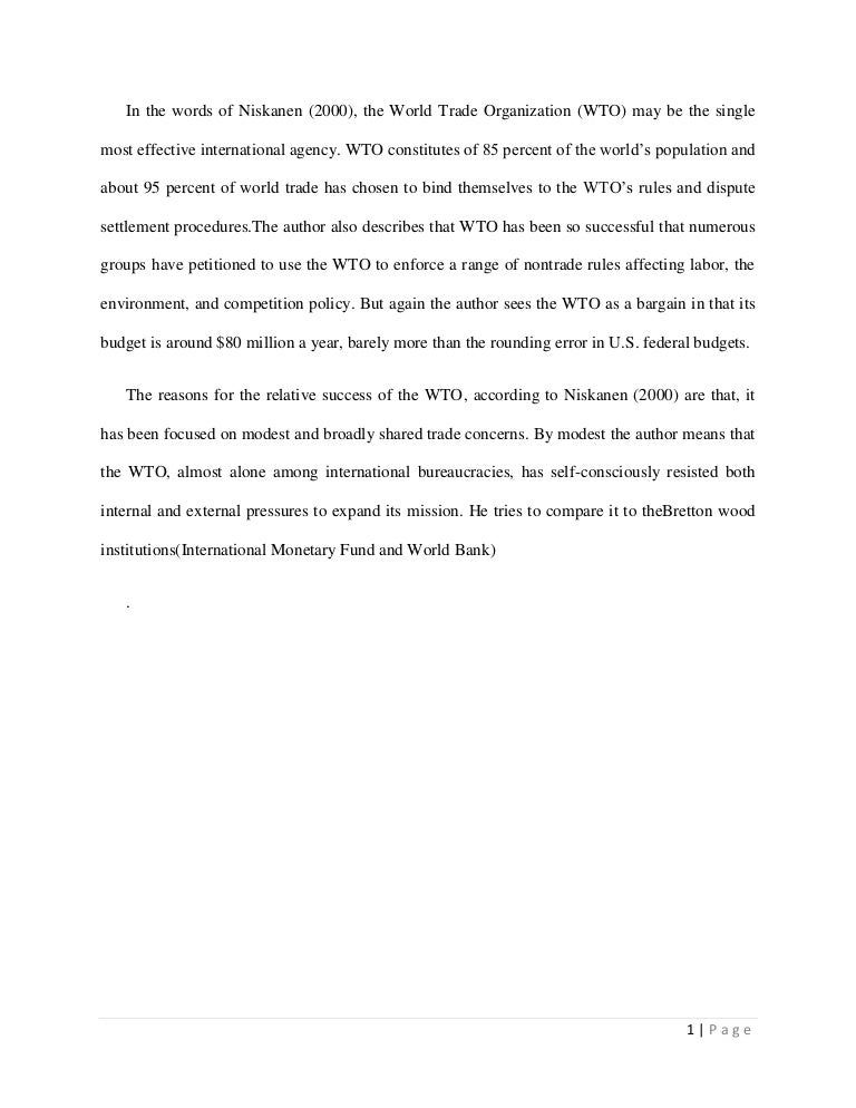 Wto established image