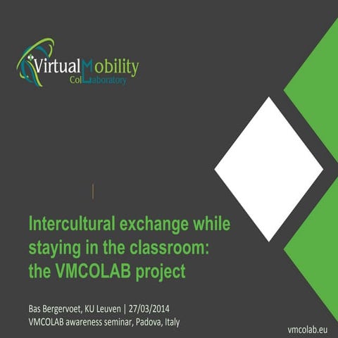 Presentation on VMCOLAB Project Pilot Courses Experiences
